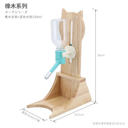 Cat supplies cat drinking fountain pet non-plug hanging drinking and feeding automatic kettle water kettle with young