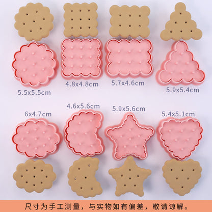 Capybara cartoon cookie cutter, household 3D pressing and cutting mold, fondant baking tool
