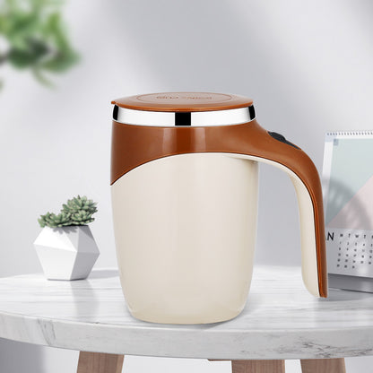 Lazy automatic stirring cup coffee stirring cup magnetic rotating electric milk cup mug 304 stainless steel