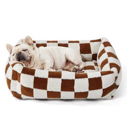 Pet factory direct sales, pet supplies, Amazon best-selling pet dog beds, cat beds, all-season warm plush pet beds.
