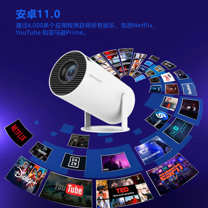 HY300 Cross-border new ultra-high-definition HD Home Android Projector
