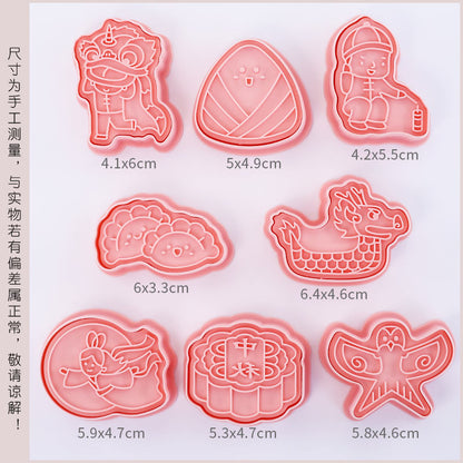 Capybara cartoon cookie cutter, household 3D pressing and cutting mold, fondant baking tool