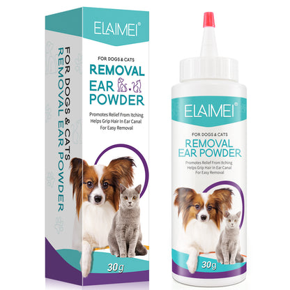 ELAIMEI Pet Ear Powder (Removal Ear Powder for Cats and Dogs)