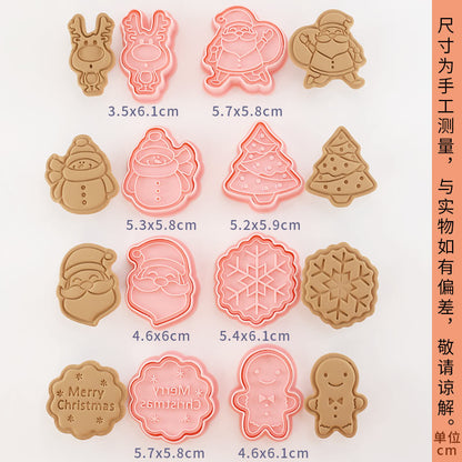 Capybara cartoon cookie cutter, household 3D pressing and cutting mold, fondant baking tool