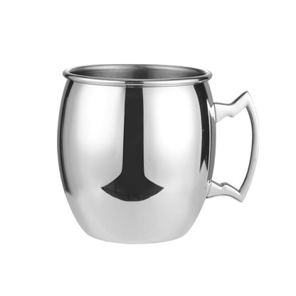 Cross-border hot selling Moscow cup mule cup 304 stainless steel copper-plated hammer point cup bare body cup wine glass cocktail cup