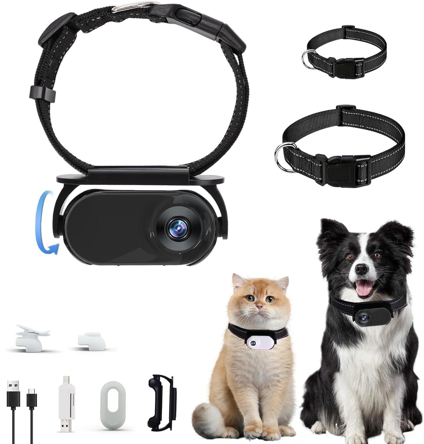 Cross-border thumb camera for outdoor cycling, hunting, action cameras, cat and dog recorders, pet-view camcorders