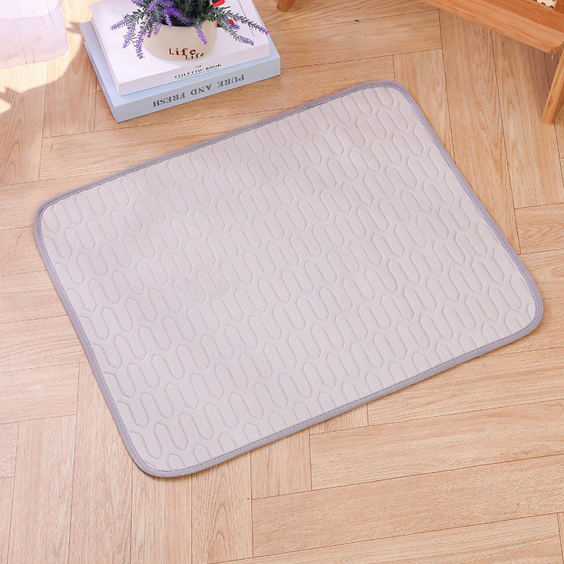 Cross-border pet ice silk mat, dog ice nest, dog bed, dog mat, cat cooling mat, summer pet mat, pet ice mat
