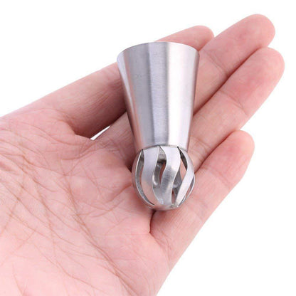 Manufacturer's spot 3-piece torch decoration nozzle one-piece molding cake decoration tool spherical decoration nozzle