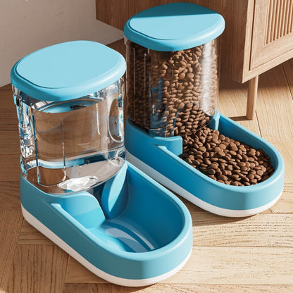 Dog drinking fountain cat automatic feeder dog feeding water cat drinking water flowing water unplugged kettle pet supplies