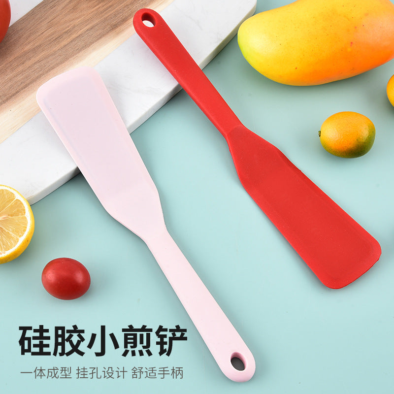 Brownie long-handled egg spatula, silicone spatula, frying spatula, non-stick pan spatula, pancake spatula, small spatula, kitchen tools