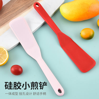 Brownie long-handled egg spatula, silicone spatula, frying spatula, non-stick pan spatula, pancake spatula, small spatula, kitchen tools