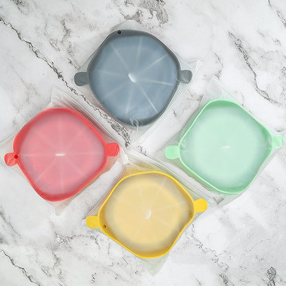 Silicone popcorn bucket with handle silicone popcorn bowl microwave oven foldable popcorn bucket