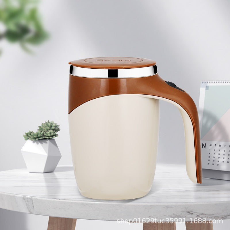 Cross-border fully automatic smart mixing cup electric lazy coffee cup household rechargeable portable magnetic rotating cup