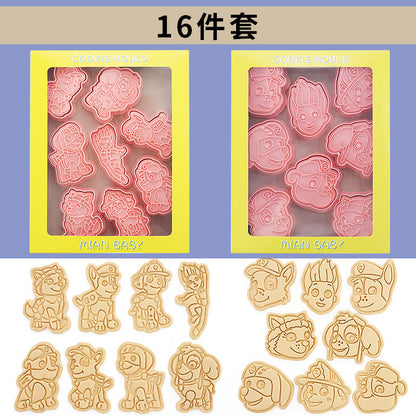 Capybara cartoon cookie cutter, household 3D pressing and cutting mold, fondant baking tool