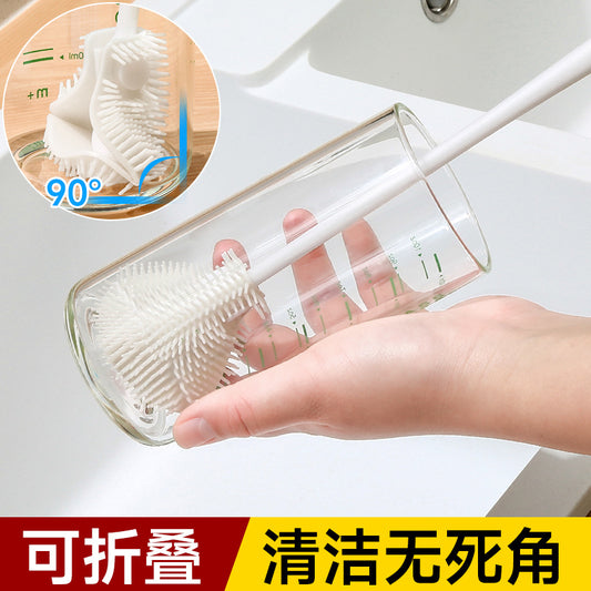 Long handle cup brush household cleaning artifact bottle brush cup brush kettle water cup bottle kitchen cleaning brush