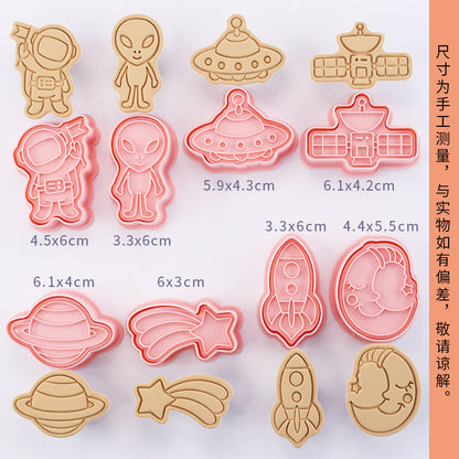 Capybara cartoon cookie cutter, household 3D pressing and cutting mold, fondant baking tool