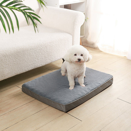 Cross-border pet sleeping mat, removable and washable, small dog and cat kennel mat, comfortable and warm new pet mat.