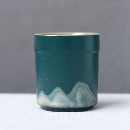 Large size rough pottery kiln-fired teacup, Japanese ceramic Kung Fu tea set, single cup, water cup, teacup, ceramic cup