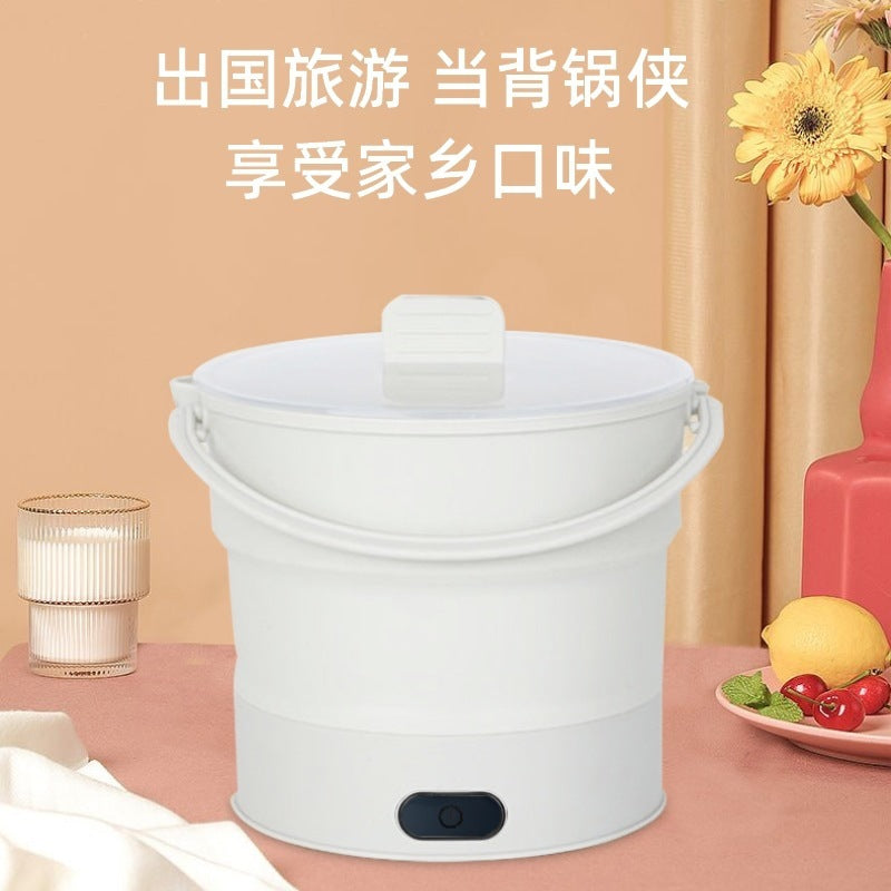 110V220V Weibili foldable silicone electric cooker travel portable travel electric hot pot steamer kettle