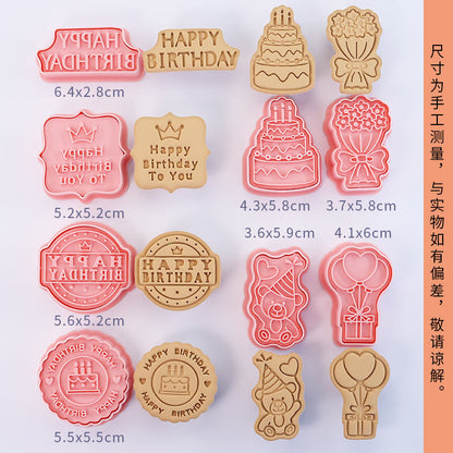 Capybara cartoon cookie cutter, household 3D pressing and cutting mold, fondant baking tool