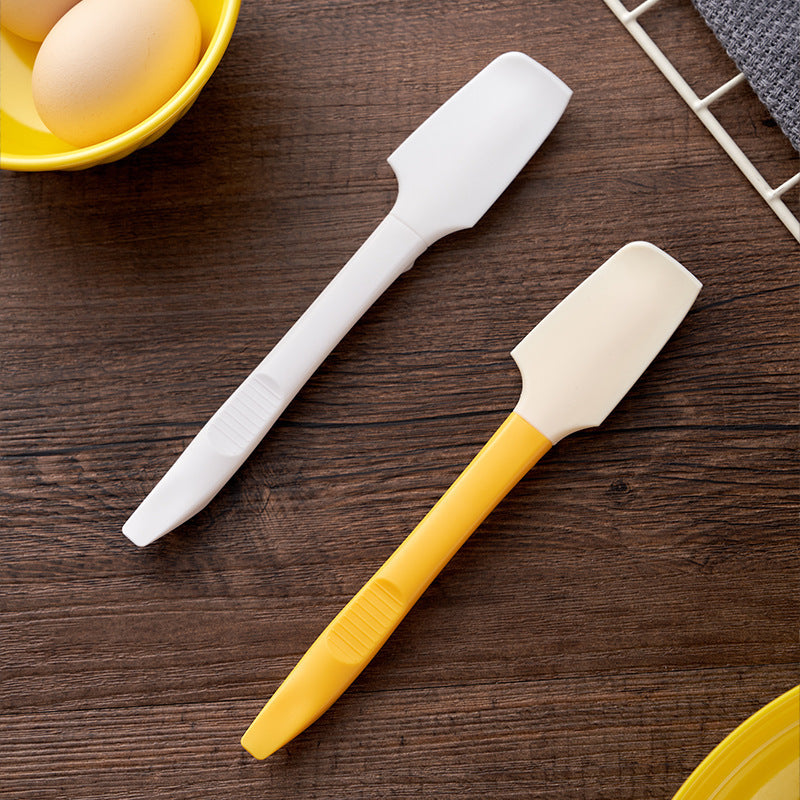 New household high-temperature resistant silicone mixing spatula, baking multi-functional butter and jam spreader with easy-open can.