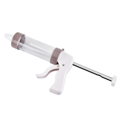 Supplier of manual multi-functional cookie guns, piping bags, butter guns, and baking tools in batches.