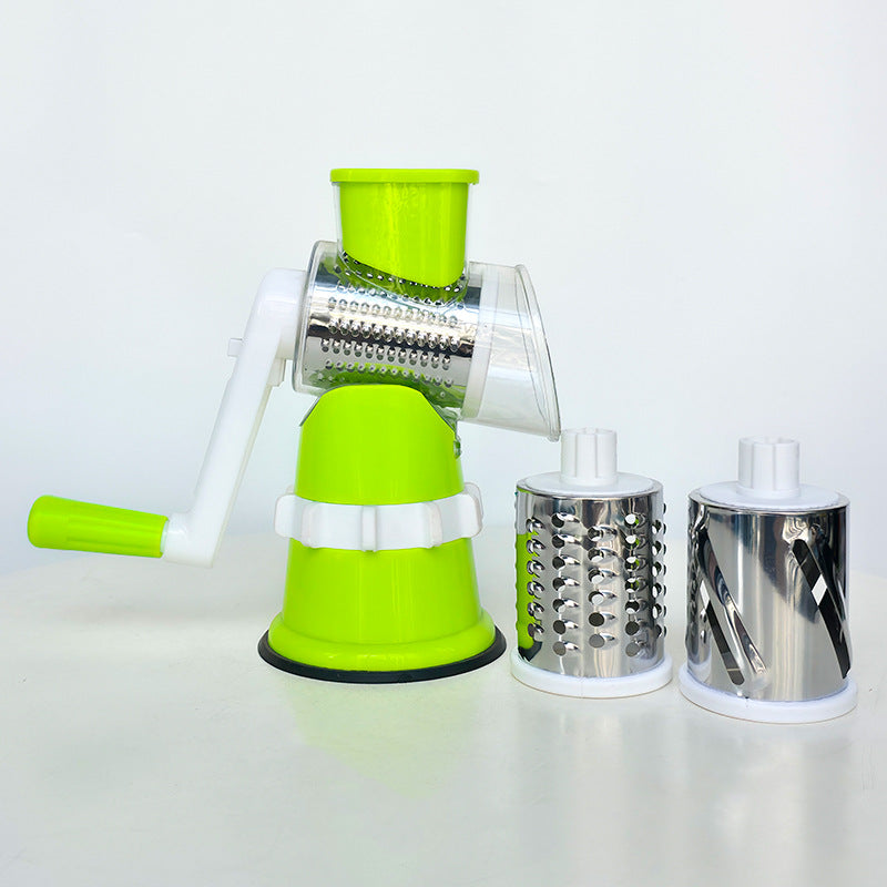 Multifunctional hand-cranked 2nd generation vegetable cutter slicer grater drum vegetable cutter potato slicer kitchen gadget