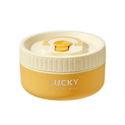 Ceramic food storage bowl gift box, multi-functional sealed bowl, double-boiler stew pot, microwave heating egg steamer bowl