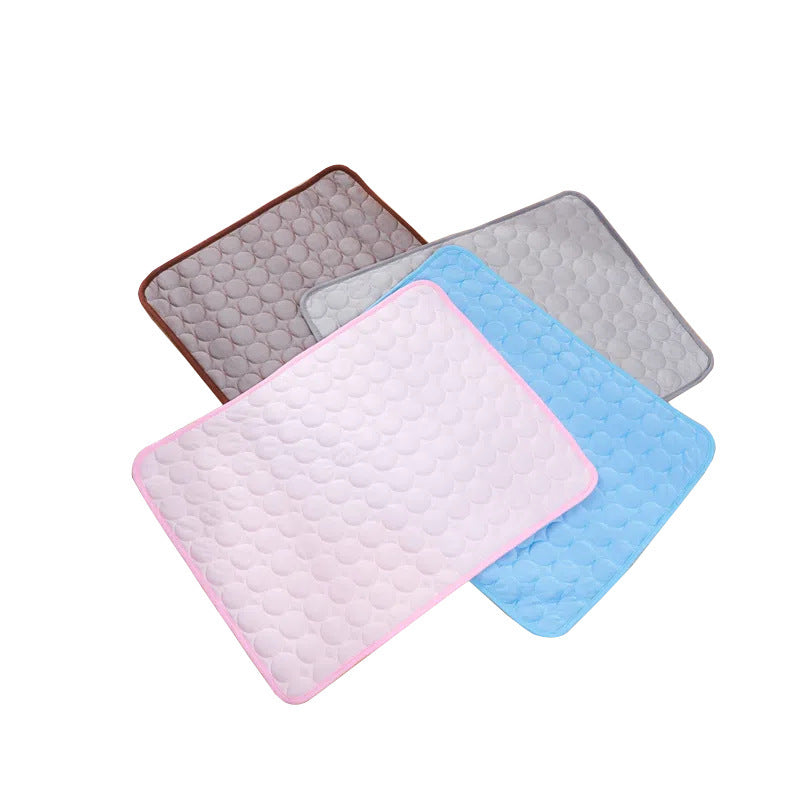 Cross-border pet ice silk mat, dog ice nest, dog bed, dog mat, cat cooling mat, summer pet mat, pet ice mat