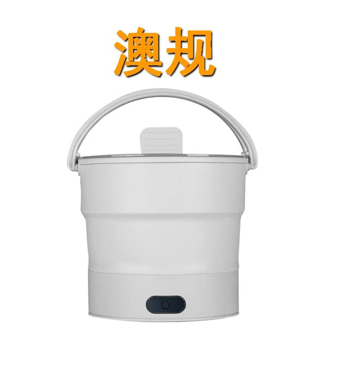 110V220V Weibili foldable silicone electric cooker travel portable travel electric hot pot steamer kettle