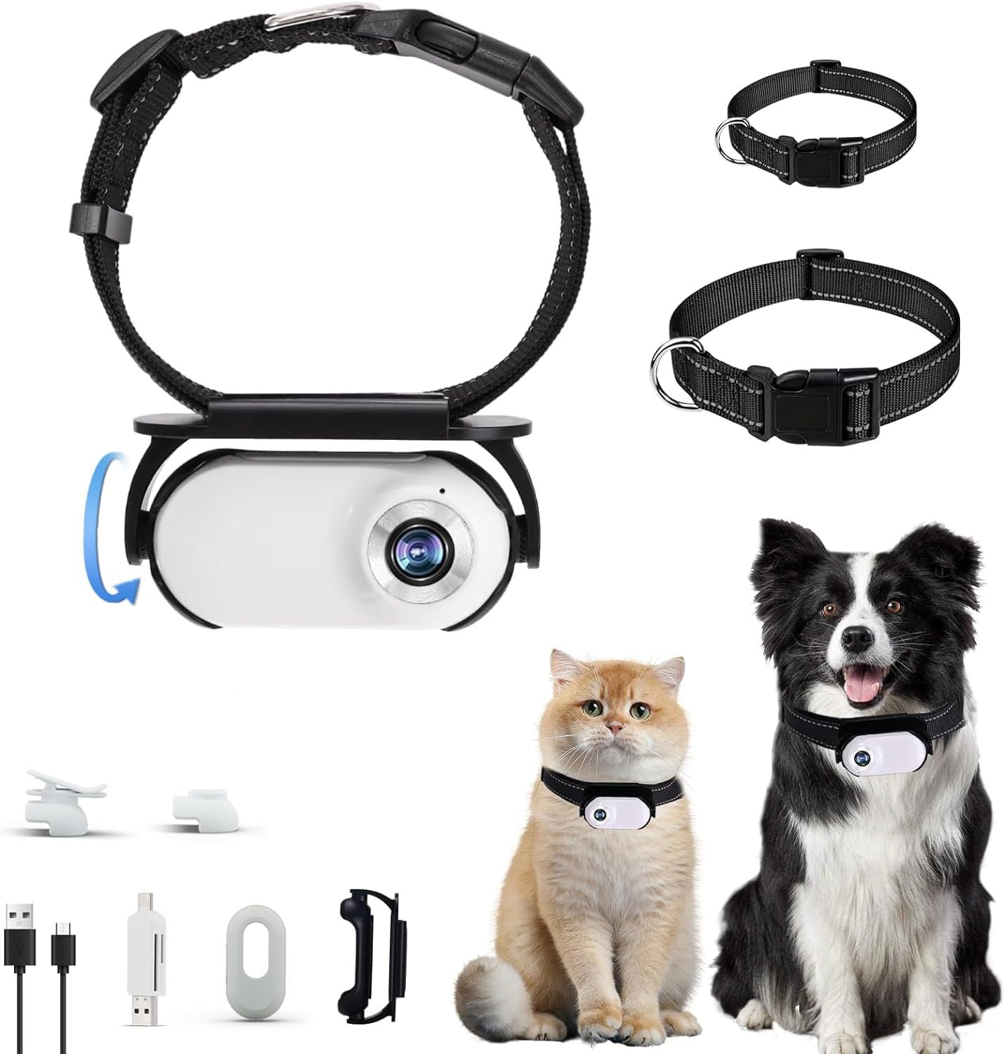 Cross-border thumb camera for outdoor cycling, hunting, action cameras, cat and dog recorders, pet-view camcorders