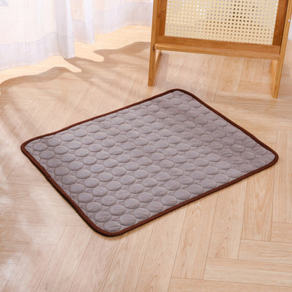Cross-border pet ice silk mat, dog ice nest, dog bed, dog mat, cat cooling mat, summer pet mat, pet ice mat