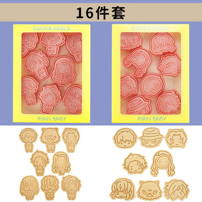 Capybara cartoon cookie cutter, household 3D pressing and cutting mold, fondant baking tool