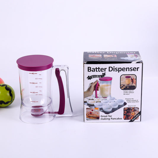 Ready-made batter leak batter cup multi-function separator batter paste funnel hand-held hand-cranked batter leak cup