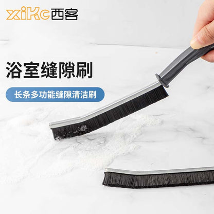 Bathroom long gap brush cleaning brush bathroom kitchen tile dead corner window sliding door dust multifunctional brush