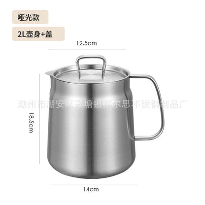 304 stainless steel frying pan tempura frying pan household temperature controllable frying pan oil saving source manufacturer with filter