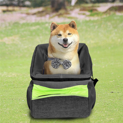 Pet bag bicycle basket pet bag portable pet bag bicycle head basket pet electric vehicle frame supplies