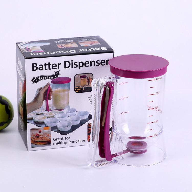 Ready-made batter leak batter cup multi-function separator batter paste funnel hand-held hand-cranked batter leak cup