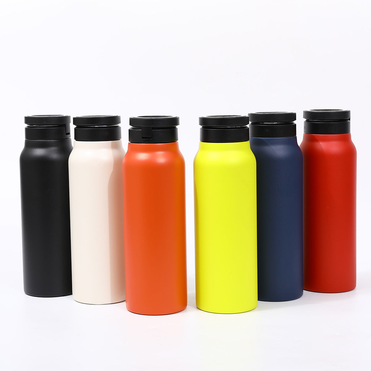 Cross-border thermos cup magnetic mobile phone holder kettle 304 stainless steel thermos cup thickened outdoor sports water cup