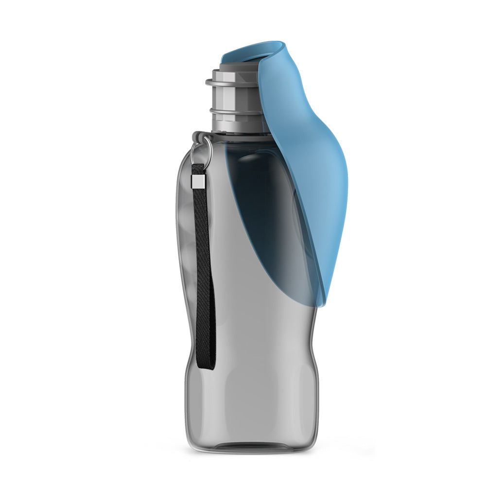 Dog outing large capacity water cup portable accompanying cup pet folding flip water feeding water dispenser outing kettle