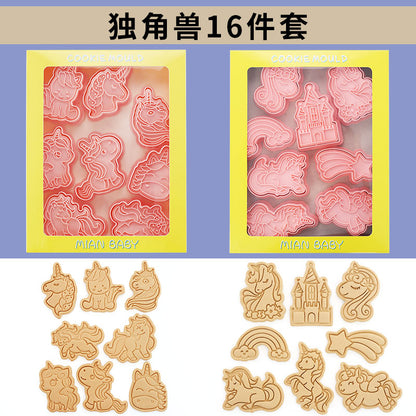 Capybara cartoon cookie cutter, household 3D pressing and cutting mold, fondant baking tool