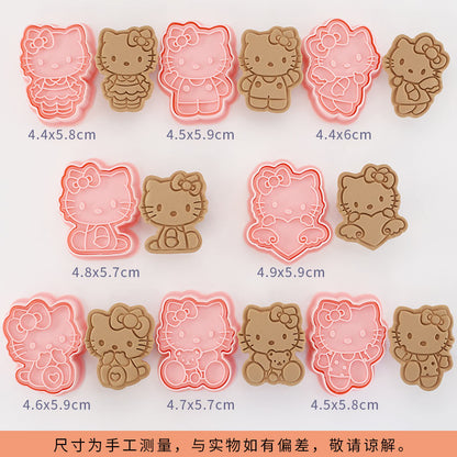 Capybara cartoon cookie cutter, household 3D pressing and cutting mold, fondant baking tool