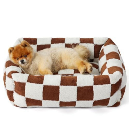 Pet factory direct sales, pet supplies, Amazon best-selling pet dog beds, cat beds, all-season warm plush pet beds.