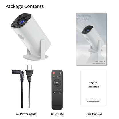 P30 factory cross-border 1080P projector mini home 4K projector dual WIFI Bluetooth portable projector