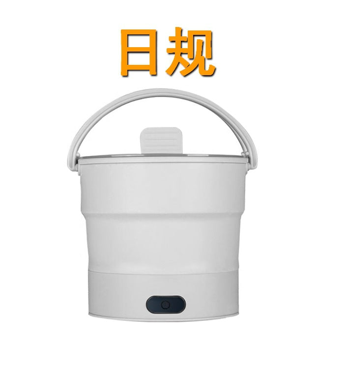 110V220V Weibili foldable silicone electric cooker travel portable travel electric hot pot steamer kettle