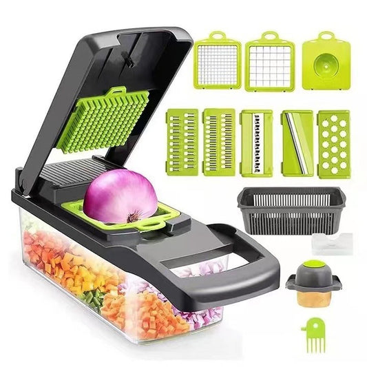 Multifunctional vegetable cutting tool household potato shredder dicer kitchen radish grater slicer