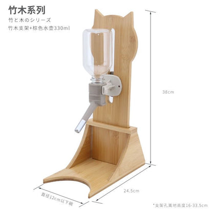 Cat supplies cat drinking fountain pet non-plug hanging drinking and feeding automatic kettle water kettle with young