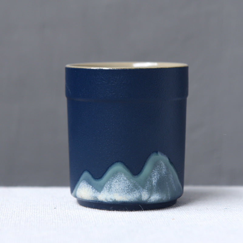 Large size rough pottery kiln-fired teacup, Japanese ceramic Kung Fu tea set, single cup, water cup, teacup, ceramic cup