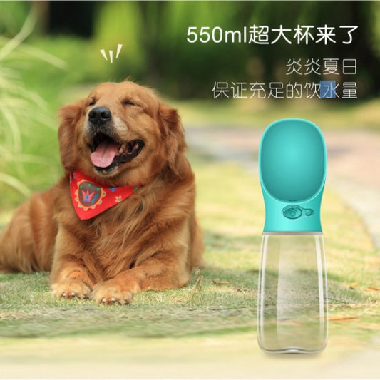 PB pet travel cup outdoor portable travel kettle dog drinking fountain cat water bottle supplies