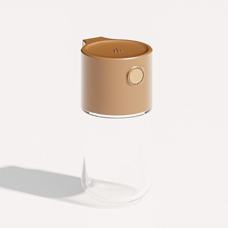 Light luxury kitchen seasoning bottle control amount seasoning bottle salt shaker seasoning jar sealed jar barbecue sprinkle bottle seasoning bottle jar